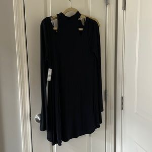 NWT Free People Tunic top, size L, black